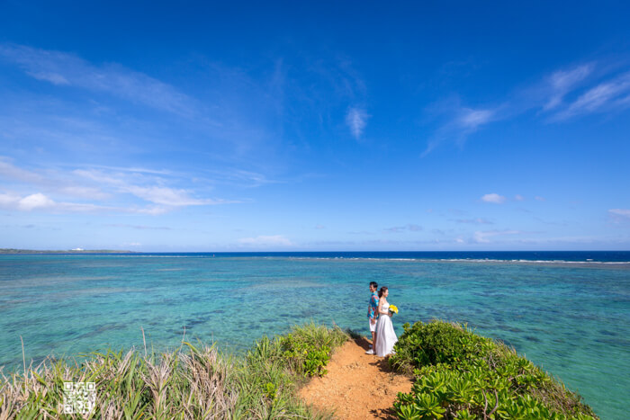 海も緑も 絶景で前撮り撮影ツアー Smilephotoplus 沖縄ロケーションフォトカメラマン